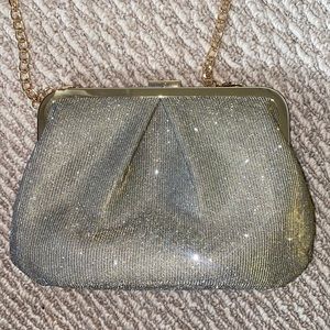 Glitter Frame Clutch